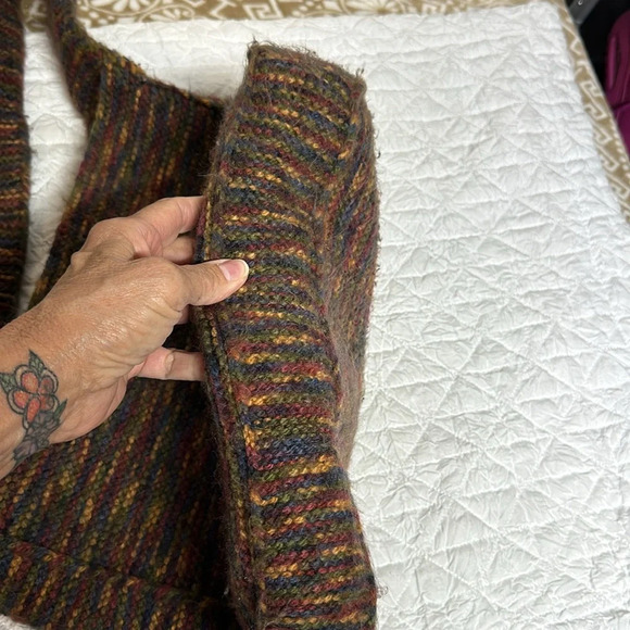 ETHNIC HIPPIE BABA COOL BOBO BAG in recycled silk from Nepal, - Picture 4 of 10